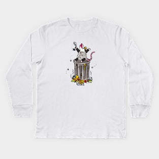 Trash King Kids Long Sleeve T-Shirt